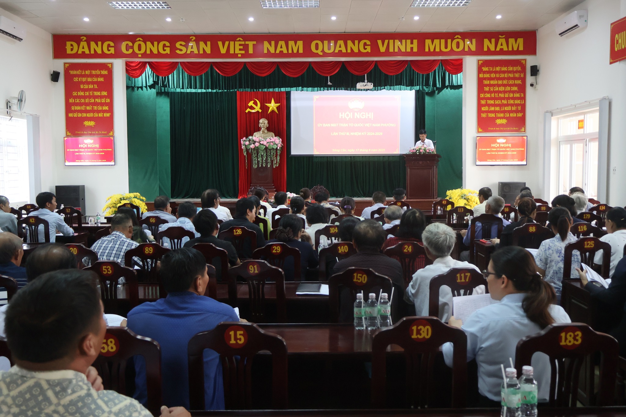 Hội nghị Ủy ban Mặt trận Tổ quốc Việt Nam phường Sông Cầu lần thứ III, nhiệm kỳ 2024 – 2029 thành công tốt đẹp