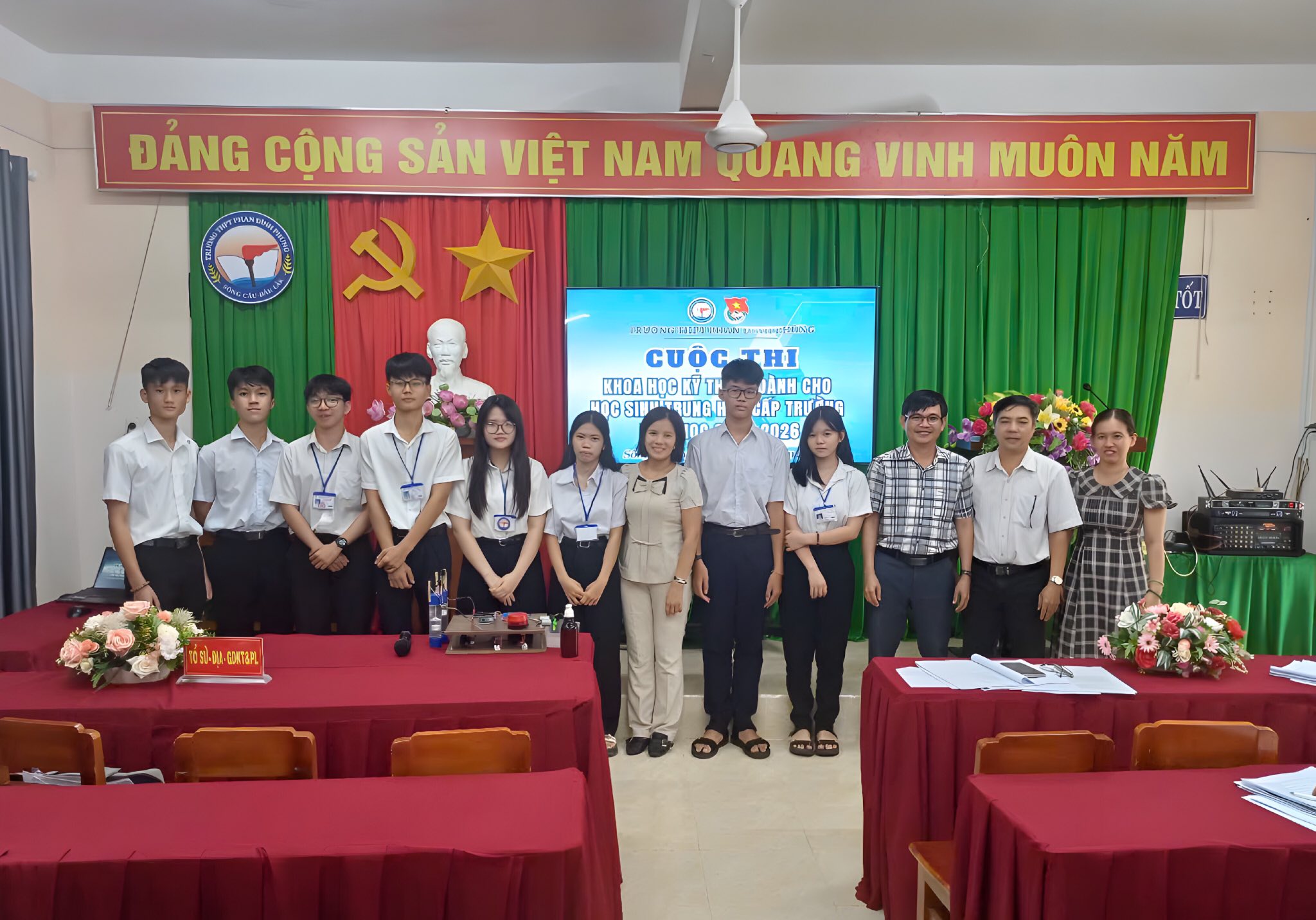 Trường THPT Phan Đình Phùng tổ chức cuộc thi Khoa học kĩ thuật dành cho học sinh Trung học cấp trường năm học 2025 – 2026