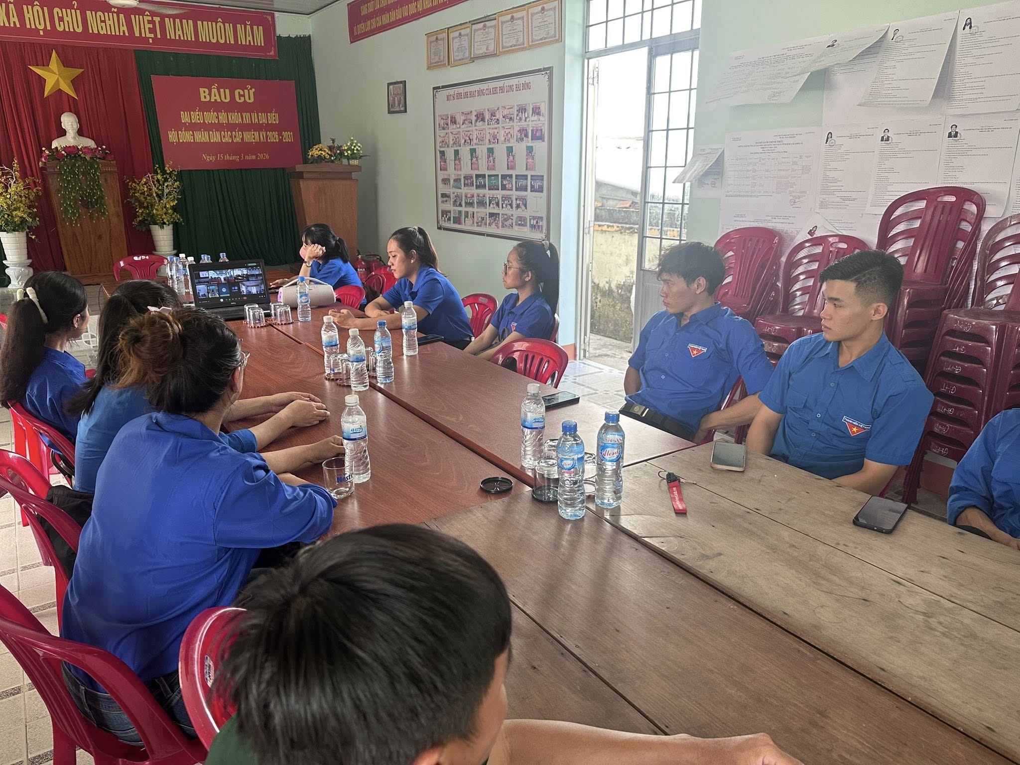 Đoàn phường Sông Cầu dự Hội nghị trực tuyến Báo cáo viên, tuyên truyền viên của Đoàn và sinh hoạt Câu lạc bộ Lý luận trẻ quý I, II năm 2026