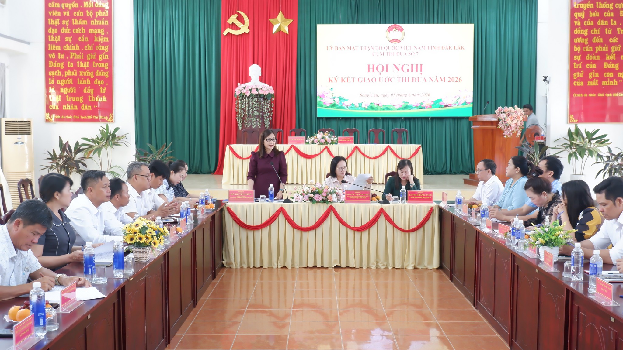 Sông Cầu: Ký kết giao ước thi đua năm 2026 của Cụm thi đua số 7