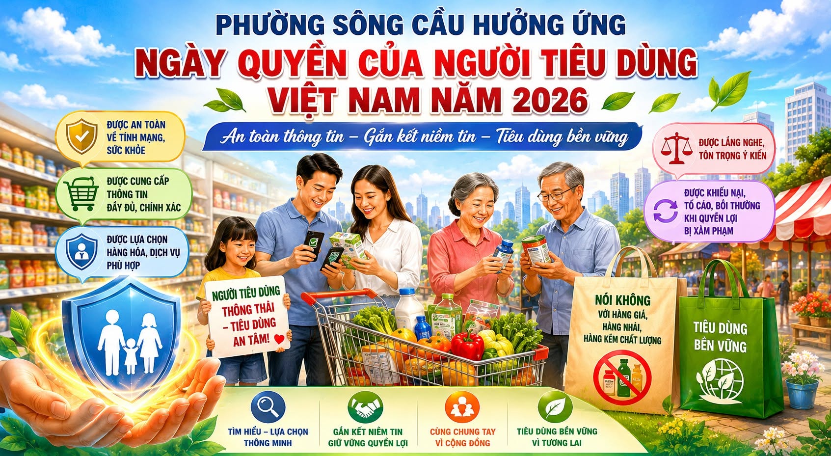 Hưởng ứng Ngày quyền của người tiêu dùng Việt Nam