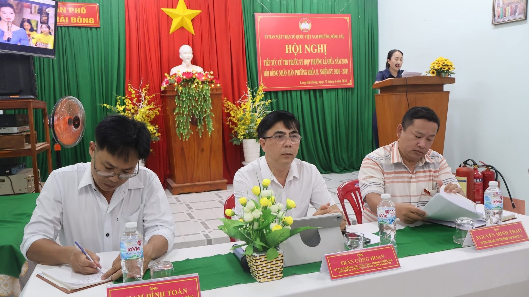 Hội đồng nhân dân phường Sông Cầu tổ chức Hội nghị tiếp xúc cử tri trước kỳ họp thường lệ giữa năm 2026 của Hội đồng nhân dân phường khóa II, nhiệm kỳ 2026 – 2031