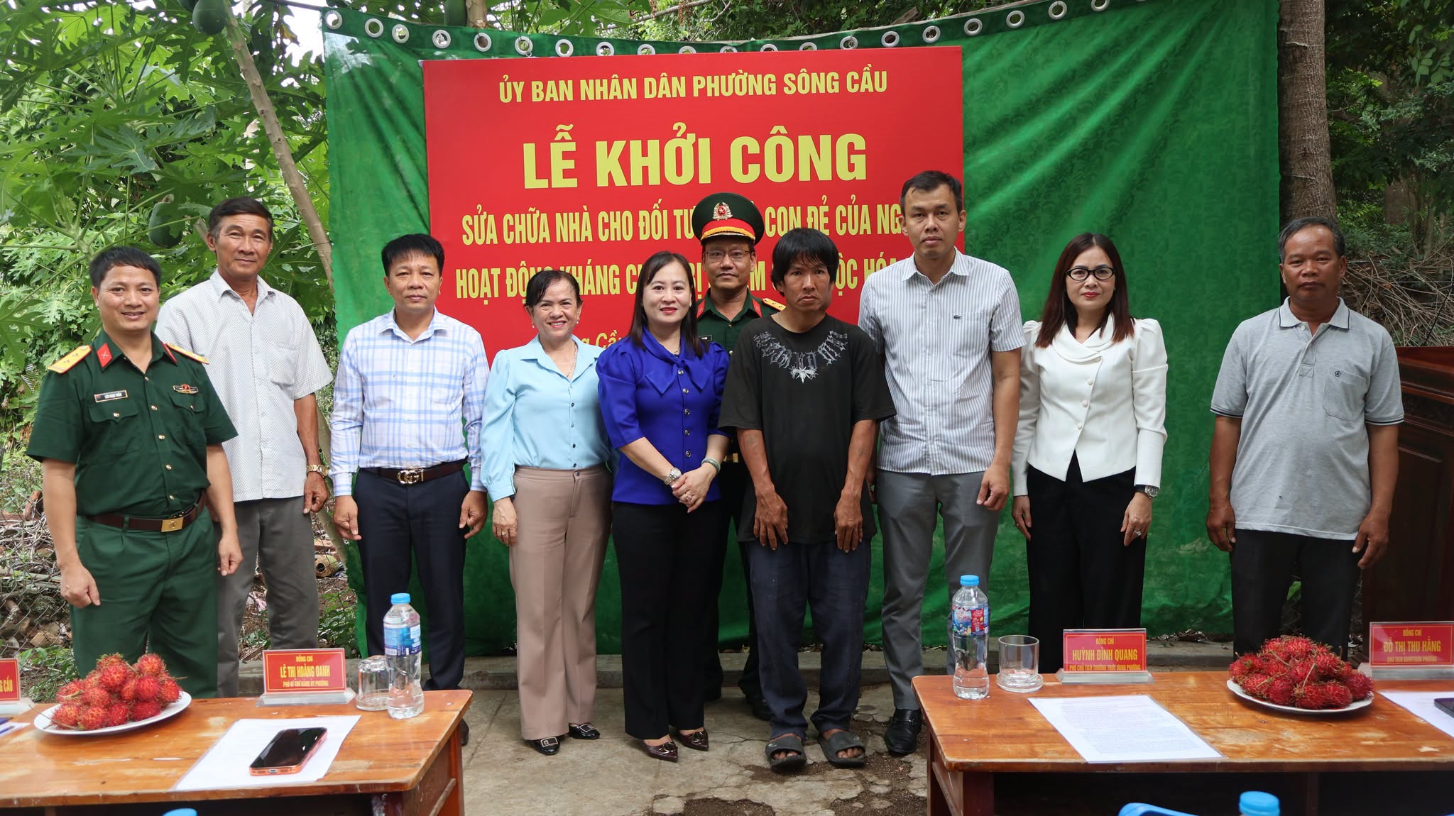 Hỗ trợ xóa nhà tạm, nhà dột nát cho đối tượng là con đẻ của người hoạt động kháng chiến bị nhiễm chất độc hóa học