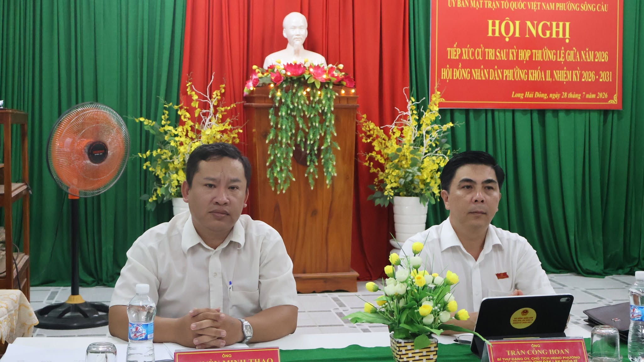 Hội đồng nhân dân phường tiếp xúc cử tri tại 16 tổ dân phố trên địa bàn phường sau kỳ họp thường lệ giữa năm 2026
