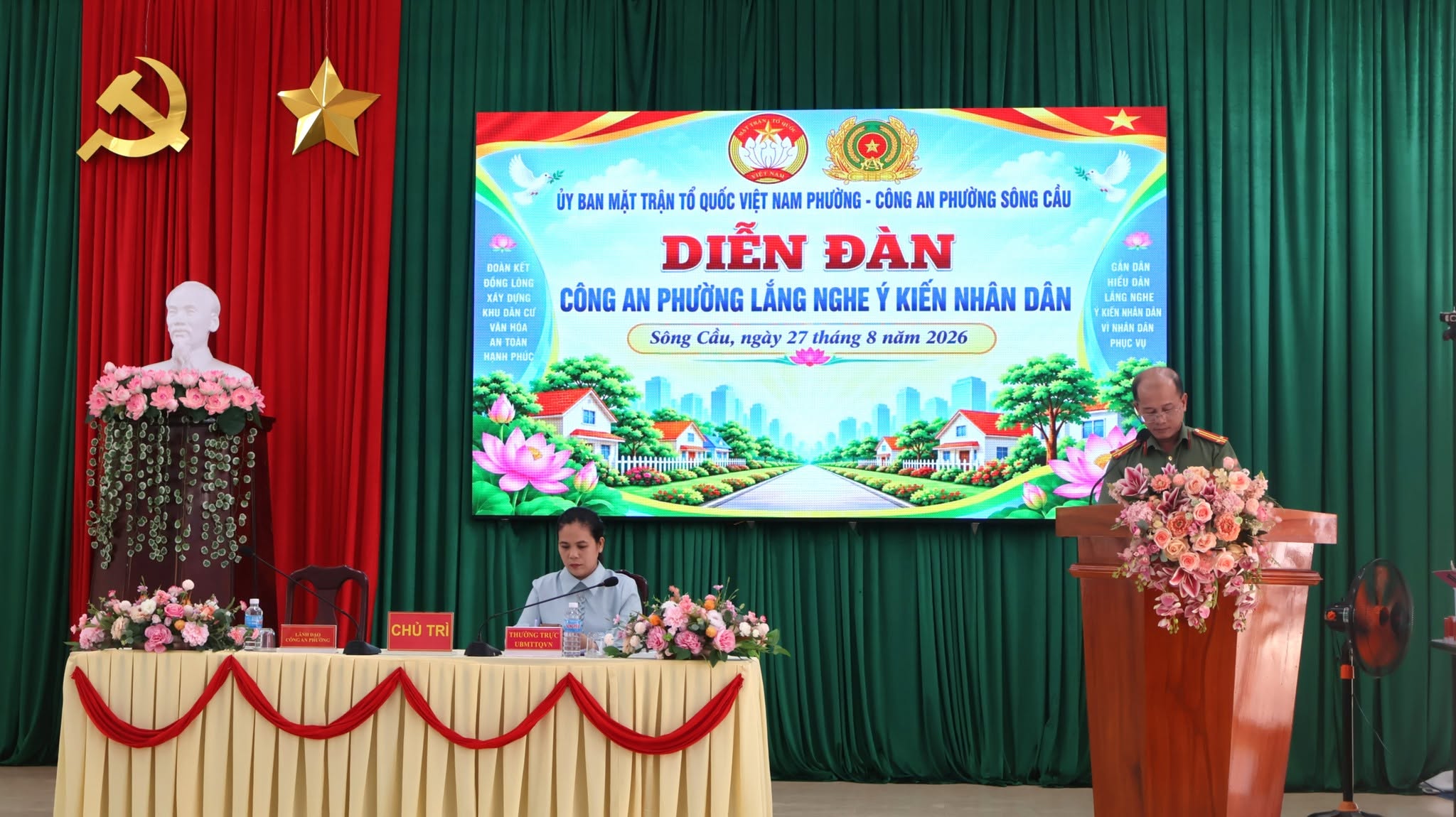 Sông Cầu: Tổ chức Diễn đàn “Công an phường lắng nghe ý kiến Nhân dân”